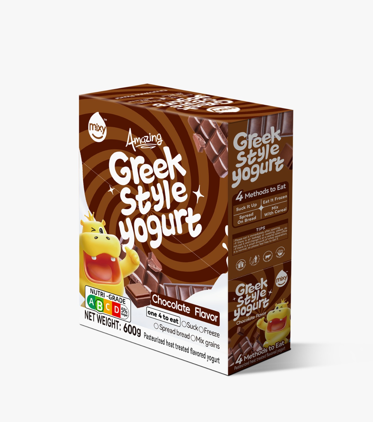 Mixy Greek Style Yogurt (Chocolate) (10 Packs)