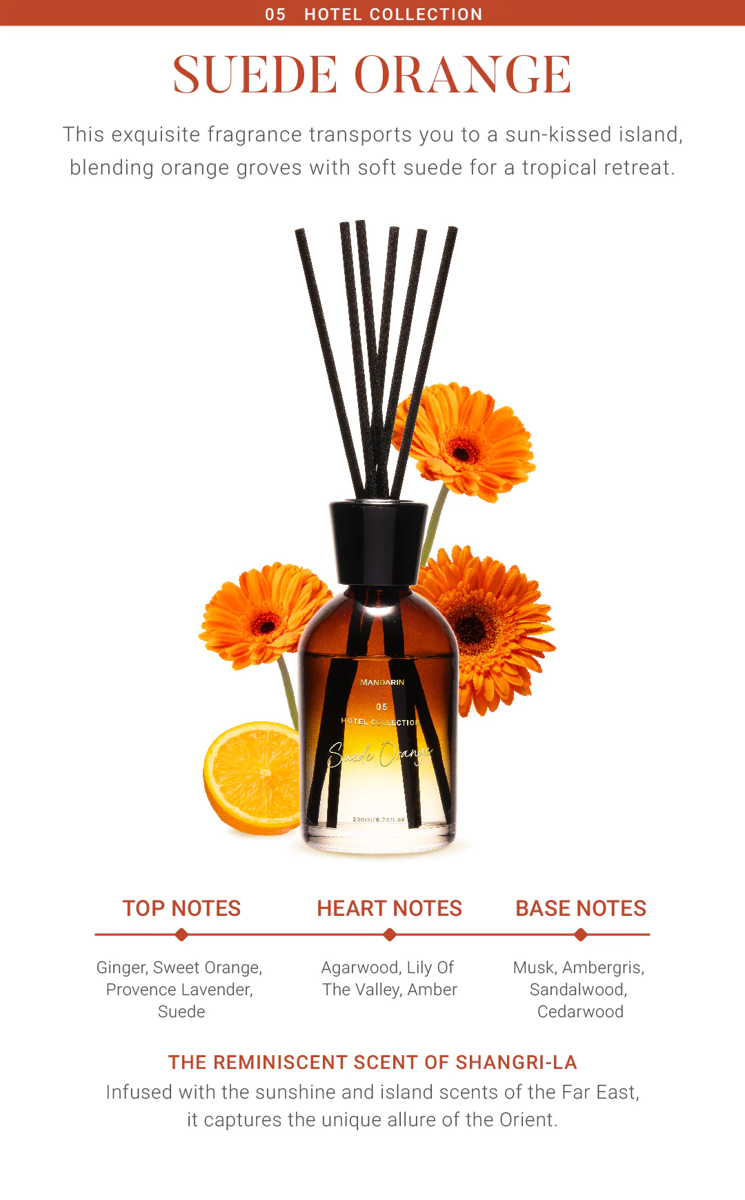 Hotel Collection - Suede Orange