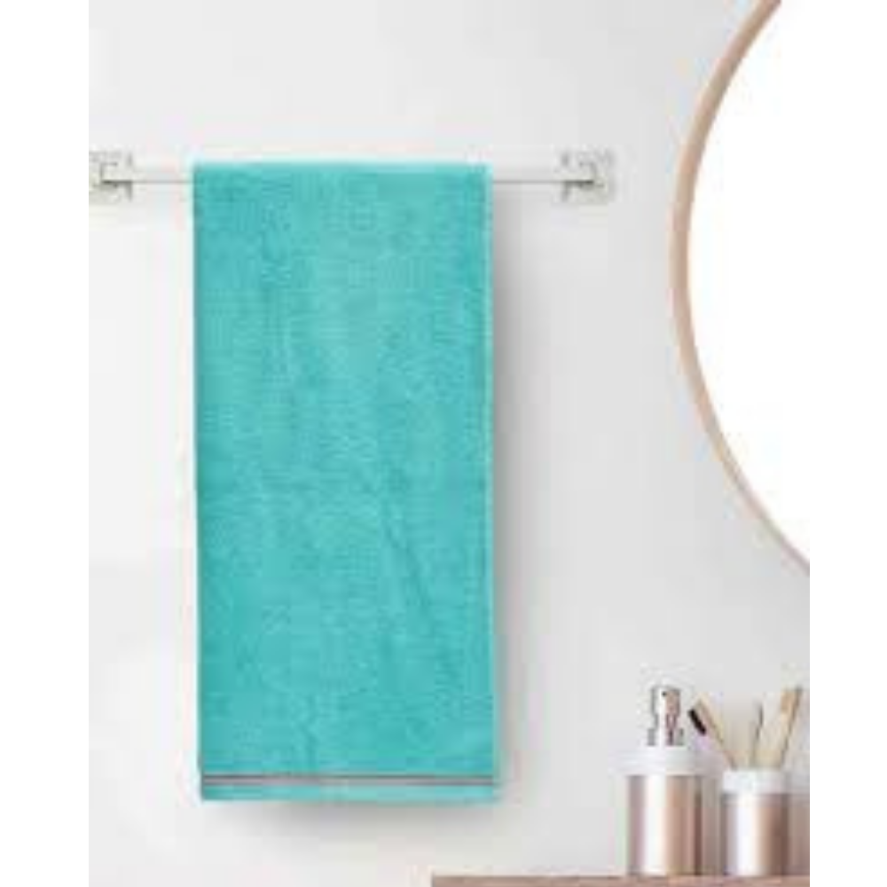 Norwex Bath Towel Eggshell Blue/ Tuala Mandi Mikrofiber Norwex, Corak Garisan Laut