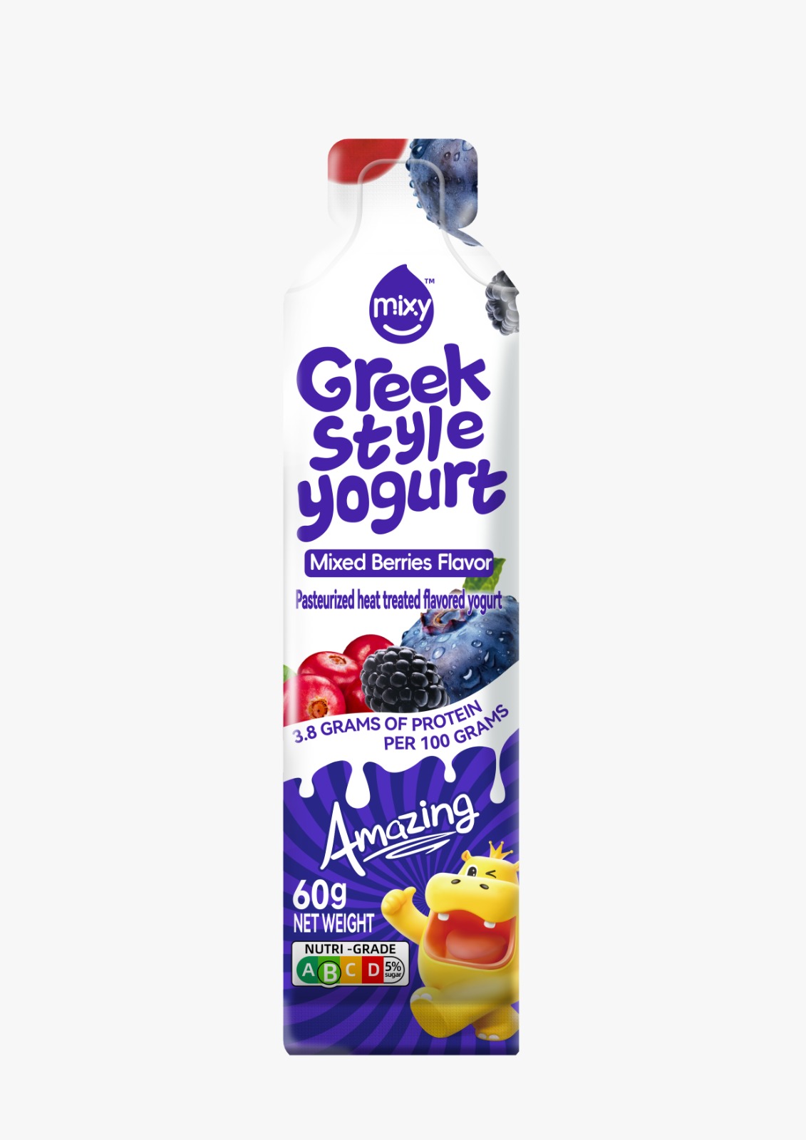 Mixy Greek Style Yogurt (Mixed Berries) (10 Packs)